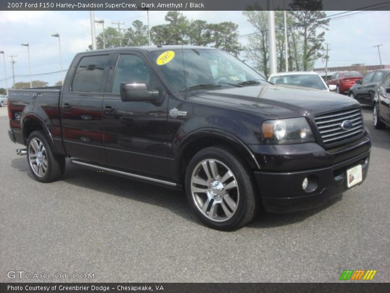 Dark Amethyst / Black 2007 Ford F150 Harley-Davidson SuperCrew