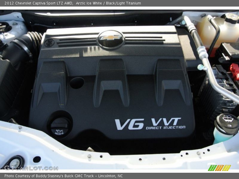 Arctic Ice White / Black/Light Titanium 2012 Chevrolet Captiva Sport LTZ AWD