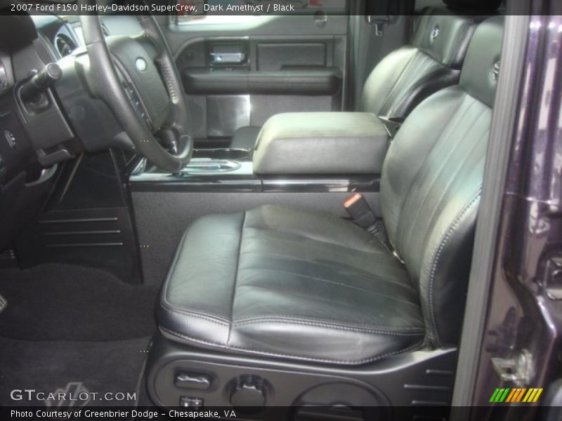  2007 F150 Harley-Davidson SuperCrew Black Interior