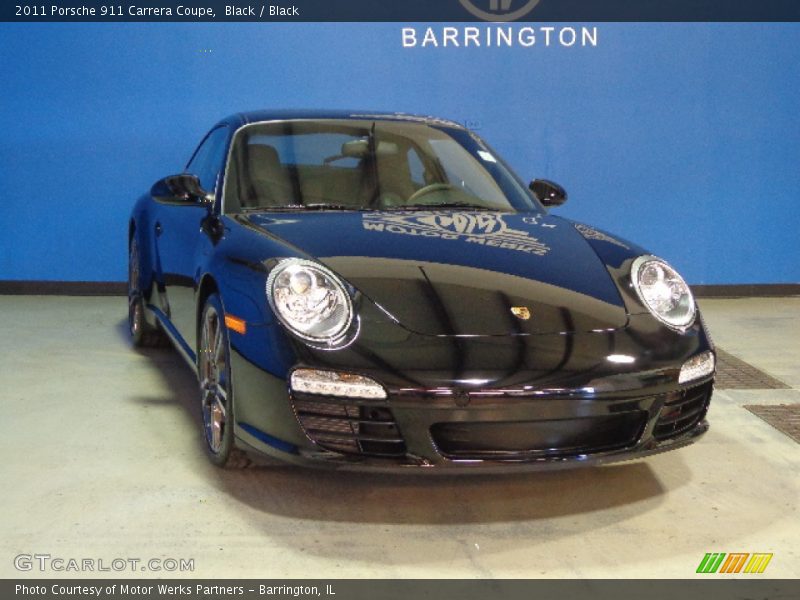Black / Black 2011 Porsche 911 Carrera Coupe