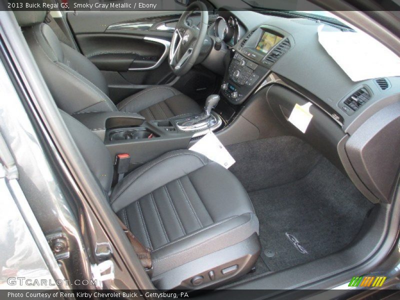 Smoky Gray Metallic / Ebony 2013 Buick Regal GS