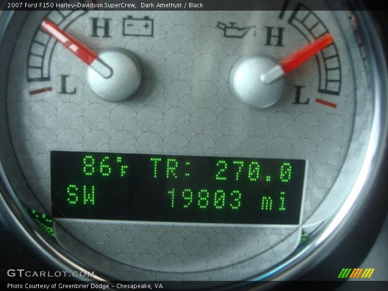 Dark Amethyst / Black 2007 Ford F150 Harley-Davidson SuperCrew