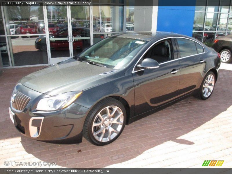 Smoky Gray Metallic / Ebony 2013 Buick Regal GS