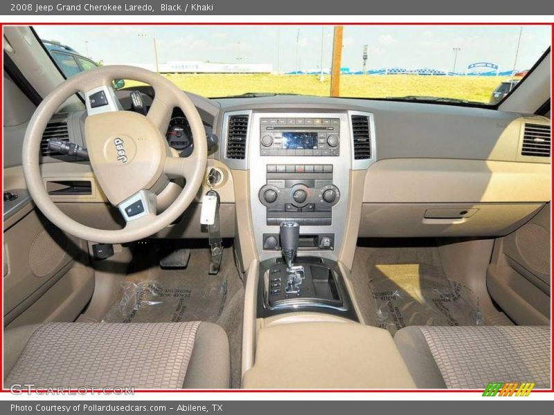 Black / Khaki 2008 Jeep Grand Cherokee Laredo