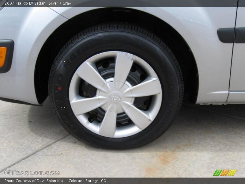 Silver / Gray 2007 Kia Rio LX Sedan