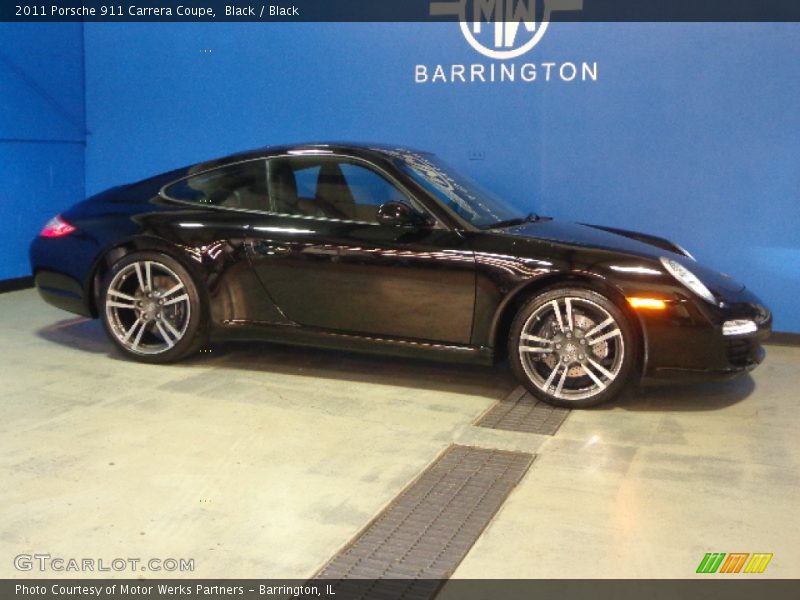 Black / Black 2011 Porsche 911 Carrera Coupe