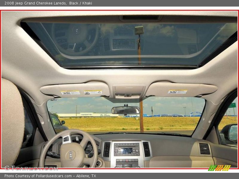 Black / Khaki 2008 Jeep Grand Cherokee Laredo