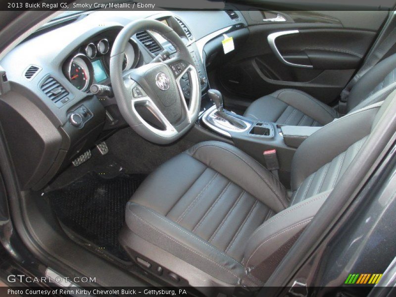  2013 Regal GS Ebony Interior