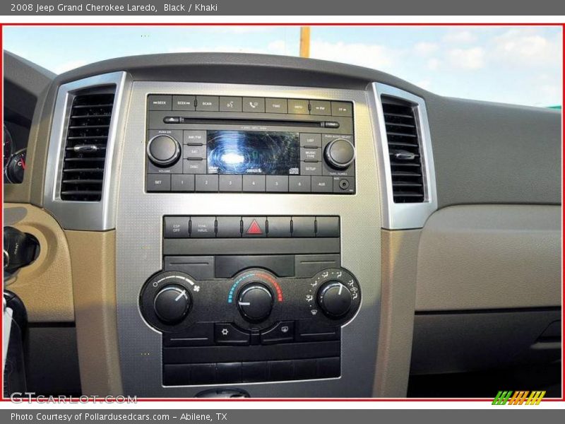 Black / Khaki 2008 Jeep Grand Cherokee Laredo