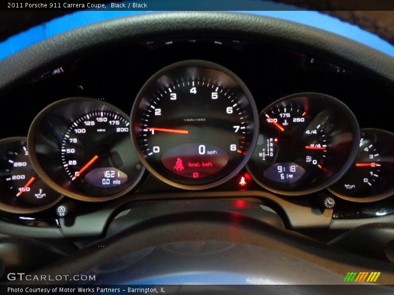  2011 911 Carrera Coupe Carrera Coupe Gauges
