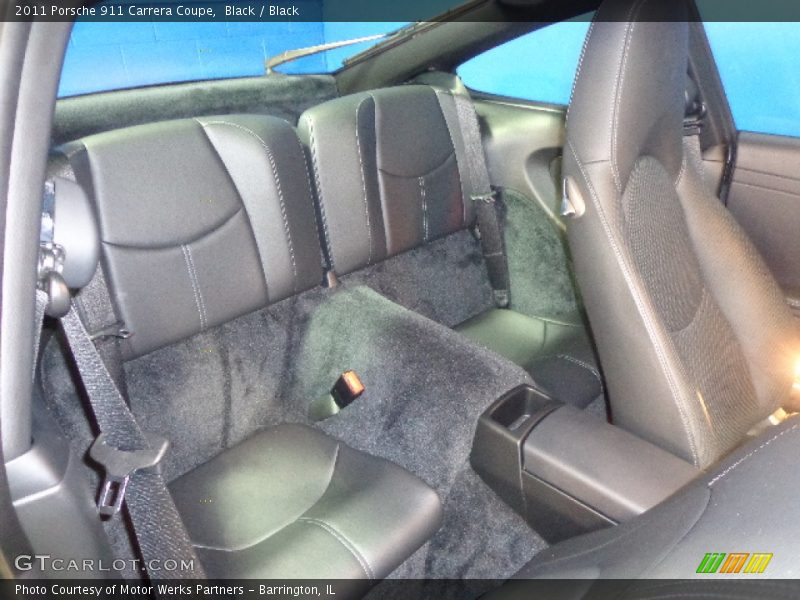 Rear Seat of 2011 911 Carrera Coupe