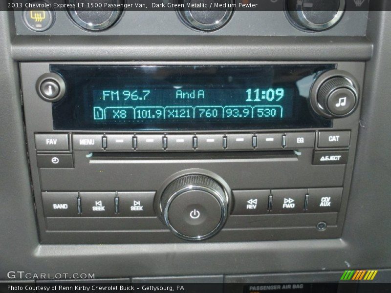 Audio System of 2013 Express LT 1500 Passenger Van