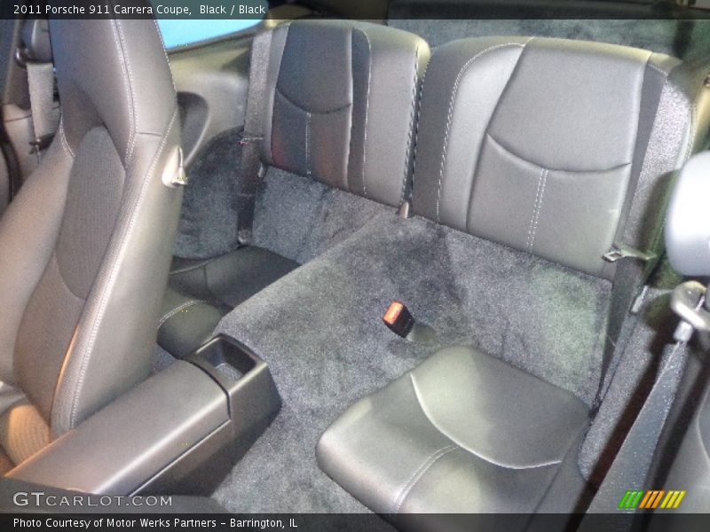 Rear Seat of 2011 911 Carrera Coupe