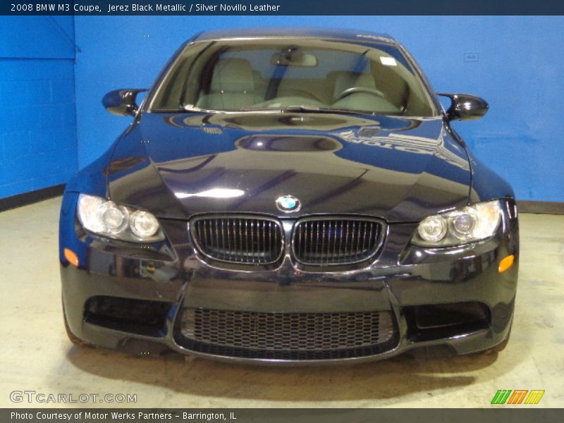 Jerez Black Metallic / Silver Novillo Leather 2008 BMW M3 Coupe