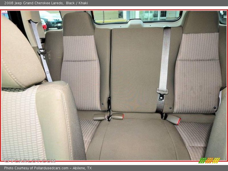Black / Khaki 2008 Jeep Grand Cherokee Laredo