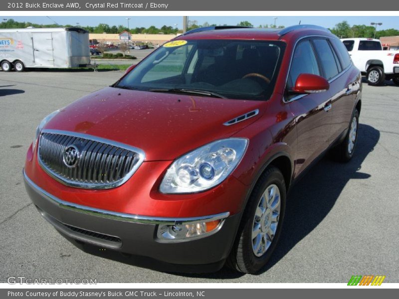 Crystal Red Tintcoat / Ebony 2012 Buick Enclave AWD