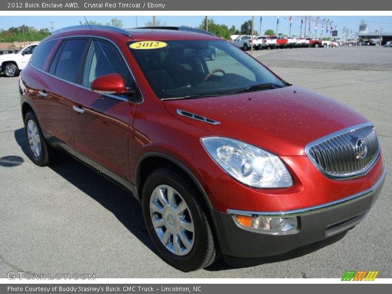 Crystal Red Tintcoat / Ebony 2012 Buick Enclave AWD