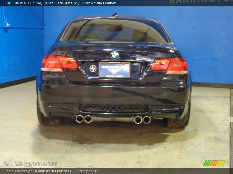 Jerez Black Metallic / Silver Novillo Leather 2008 BMW M3 Coupe