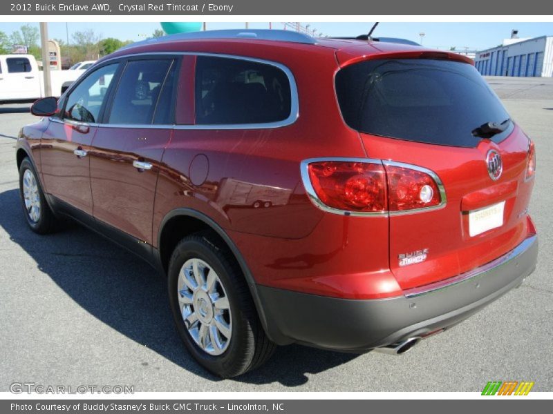 Crystal Red Tintcoat / Ebony 2012 Buick Enclave AWD