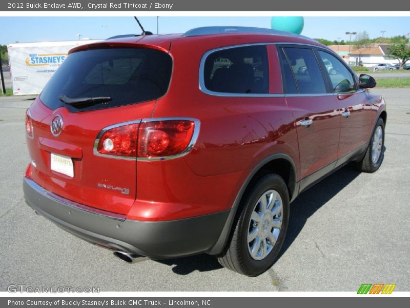 Crystal Red Tintcoat / Ebony 2012 Buick Enclave AWD