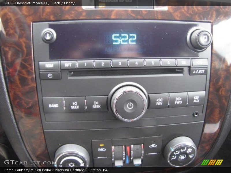 Black / Ebony 2012 Chevrolet Impala LT