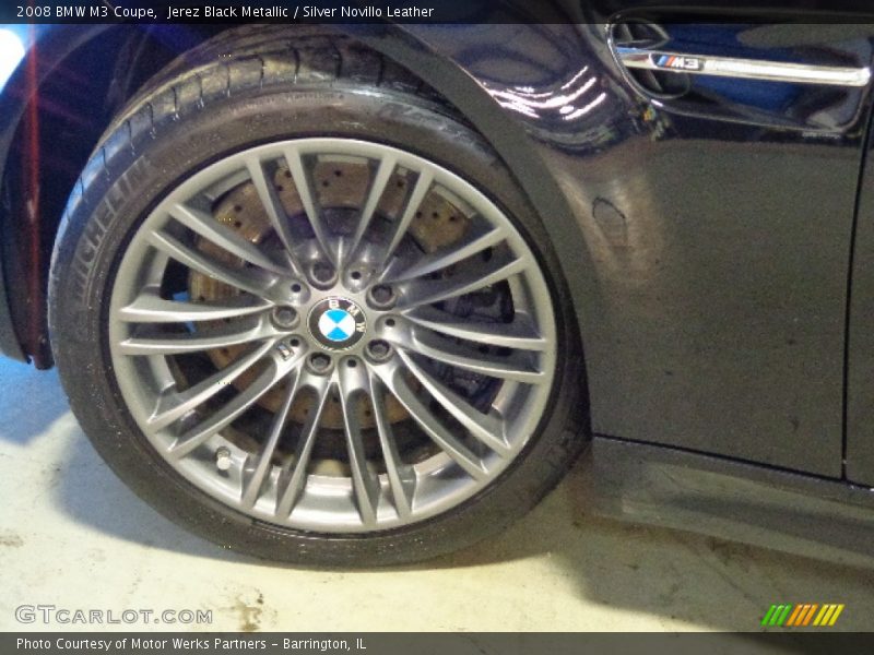 Jerez Black Metallic / Silver Novillo Leather 2008 BMW M3 Coupe