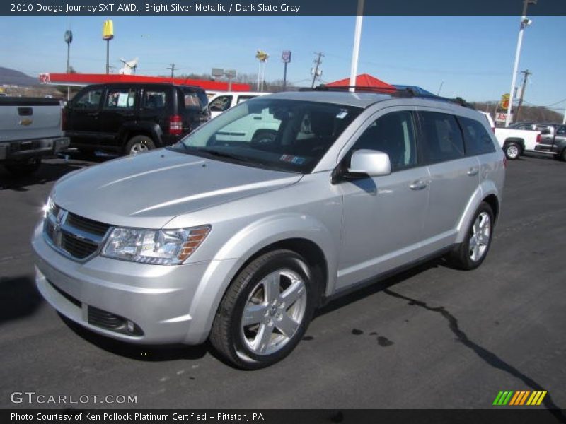 Bright Silver Metallic / Dark Slate Gray 2010 Dodge Journey SXT AWD