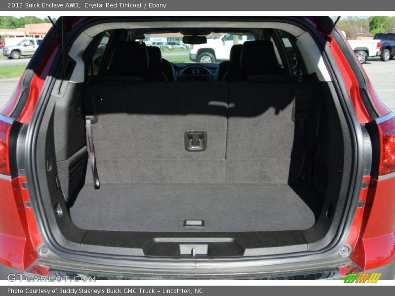 Crystal Red Tintcoat / Ebony 2012 Buick Enclave AWD