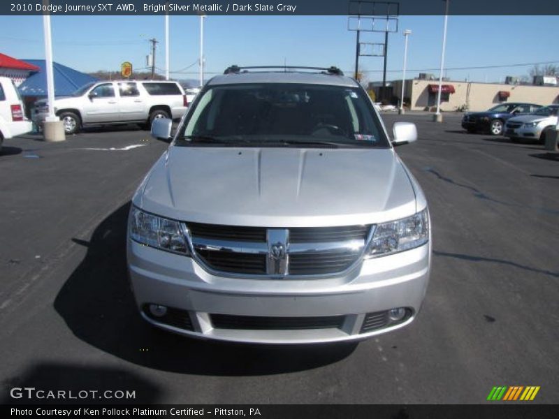 Bright Silver Metallic / Dark Slate Gray 2010 Dodge Journey SXT AWD