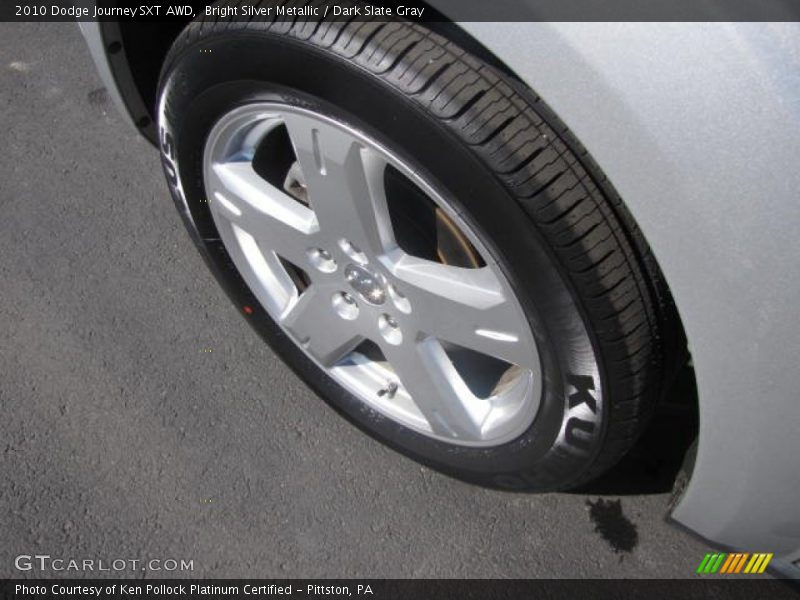 Bright Silver Metallic / Dark Slate Gray 2010 Dodge Journey SXT AWD