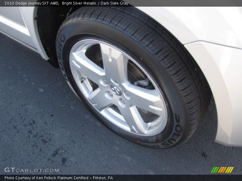 Bright Silver Metallic / Dark Slate Gray 2010 Dodge Journey SXT AWD