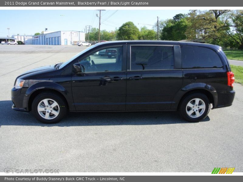 Blackberry Pearl / Black/Light Graystone 2011 Dodge Grand Caravan Mainstreet