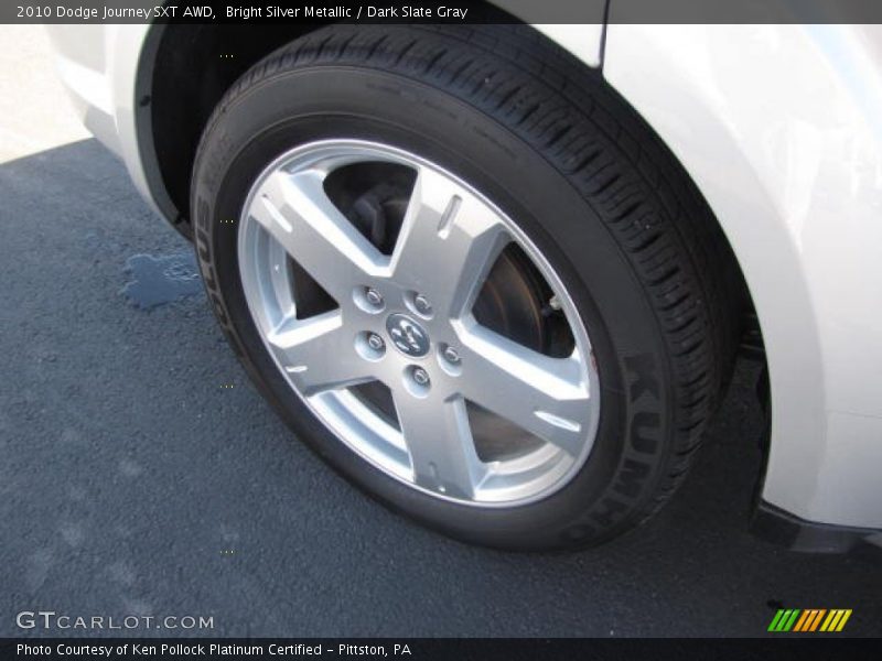 Bright Silver Metallic / Dark Slate Gray 2010 Dodge Journey SXT AWD