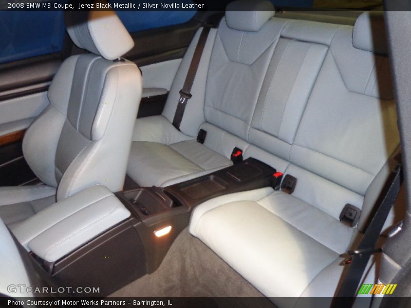 Jerez Black Metallic / Silver Novillo Leather 2008 BMW M3 Coupe