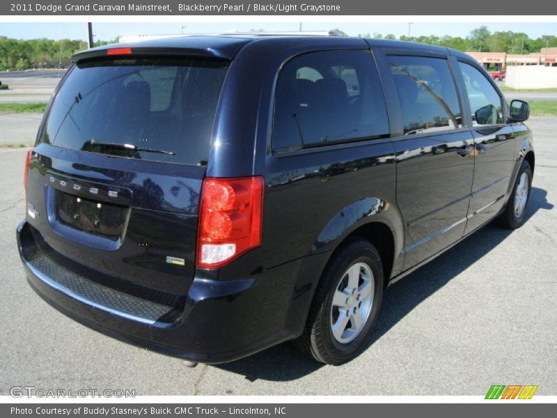 Blackberry Pearl / Black/Light Graystone 2011 Dodge Grand Caravan Mainstreet