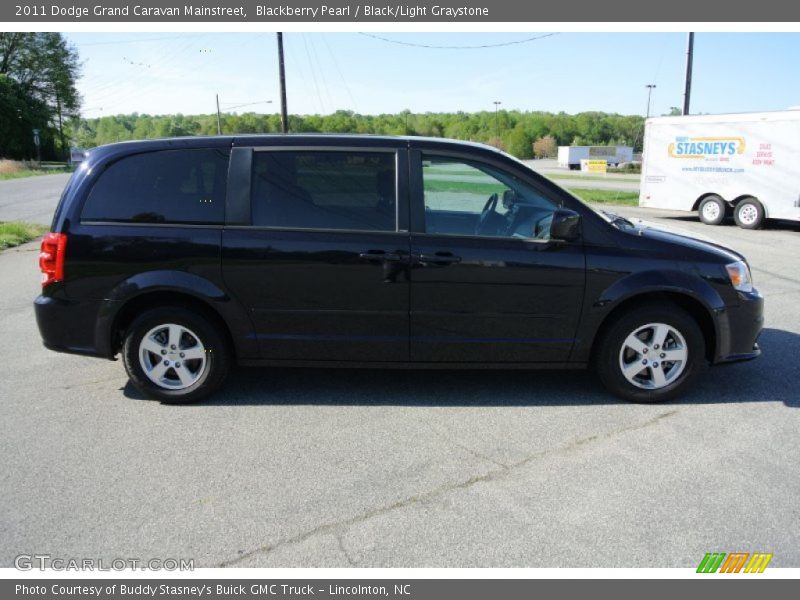 Blackberry Pearl / Black/Light Graystone 2011 Dodge Grand Caravan Mainstreet