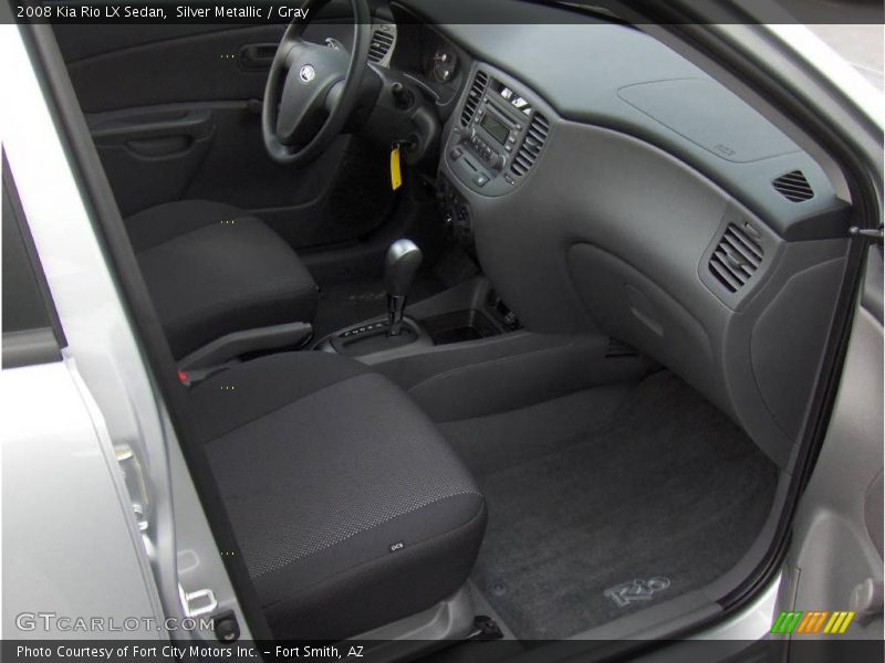 Silver Metallic / Gray 2008 Kia Rio LX Sedan