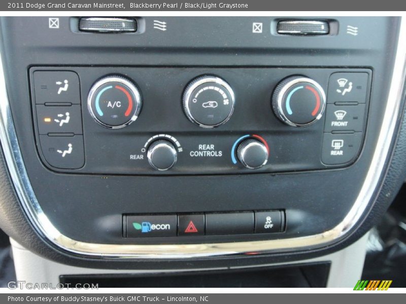 Blackberry Pearl / Black/Light Graystone 2011 Dodge Grand Caravan Mainstreet