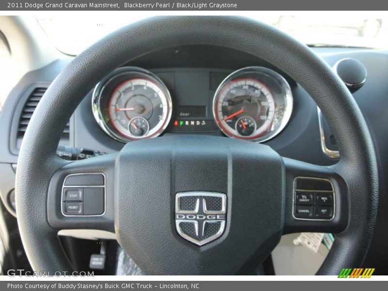 Blackberry Pearl / Black/Light Graystone 2011 Dodge Grand Caravan Mainstreet