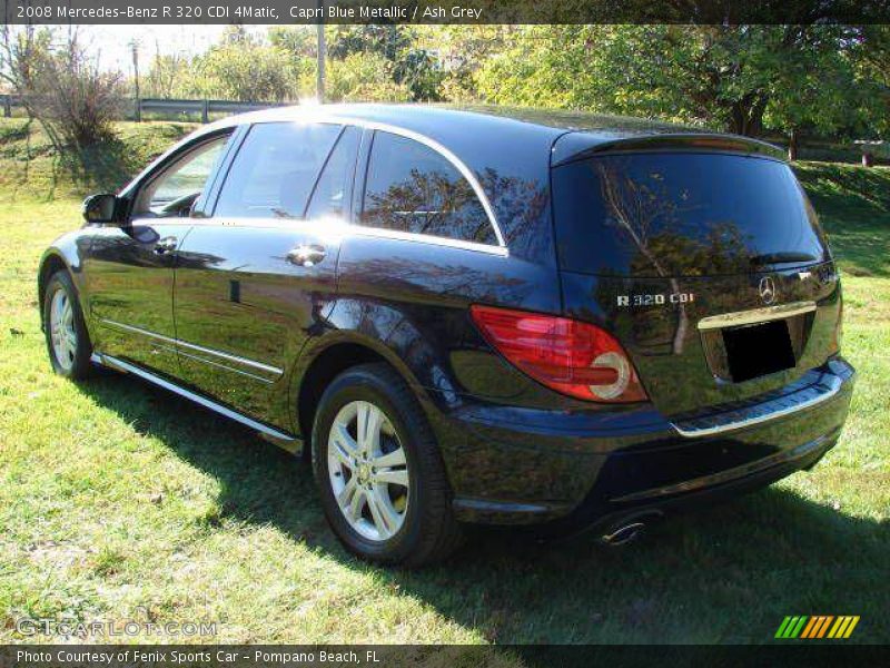 Capri Blue Metallic / Ash Grey 2008 Mercedes-Benz R 320 CDI 4Matic