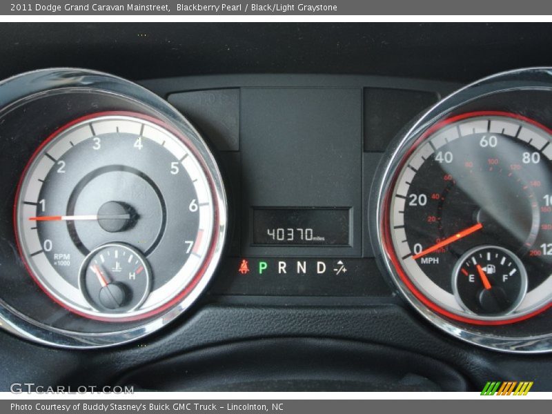 Blackberry Pearl / Black/Light Graystone 2011 Dodge Grand Caravan Mainstreet