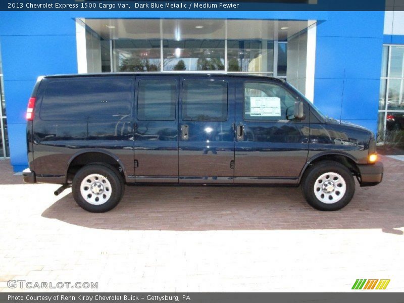 Dark Blue Metallic / Medium Pewter 2013 Chevrolet Express 1500 Cargo Van