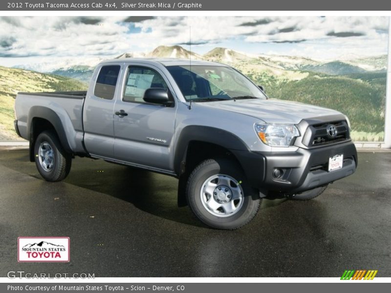 Silver Streak Mica / Graphite 2012 Toyota Tacoma Access Cab 4x4