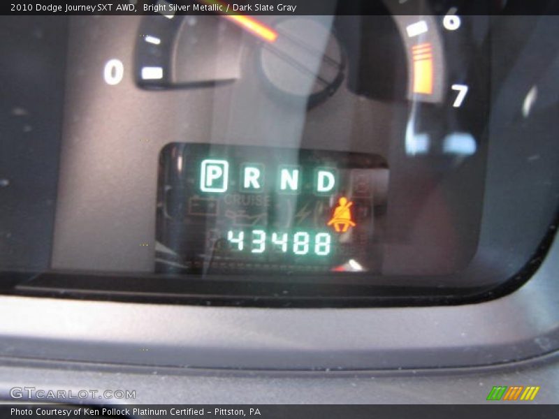 Bright Silver Metallic / Dark Slate Gray 2010 Dodge Journey SXT AWD