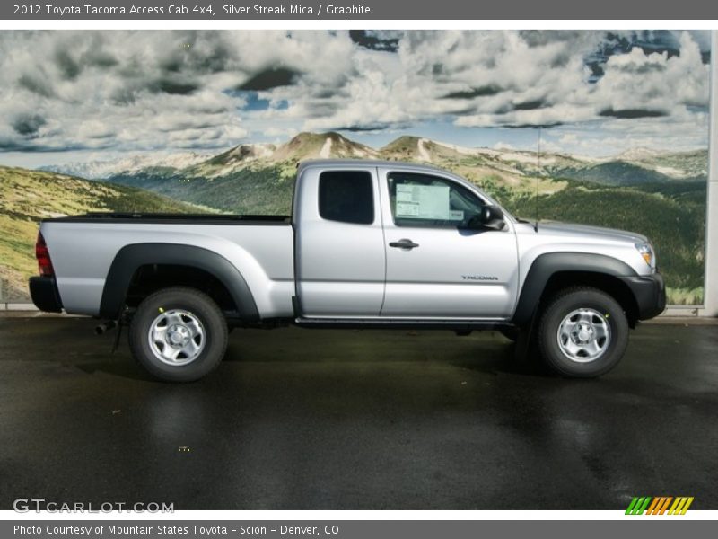 Silver Streak Mica / Graphite 2012 Toyota Tacoma Access Cab 4x4