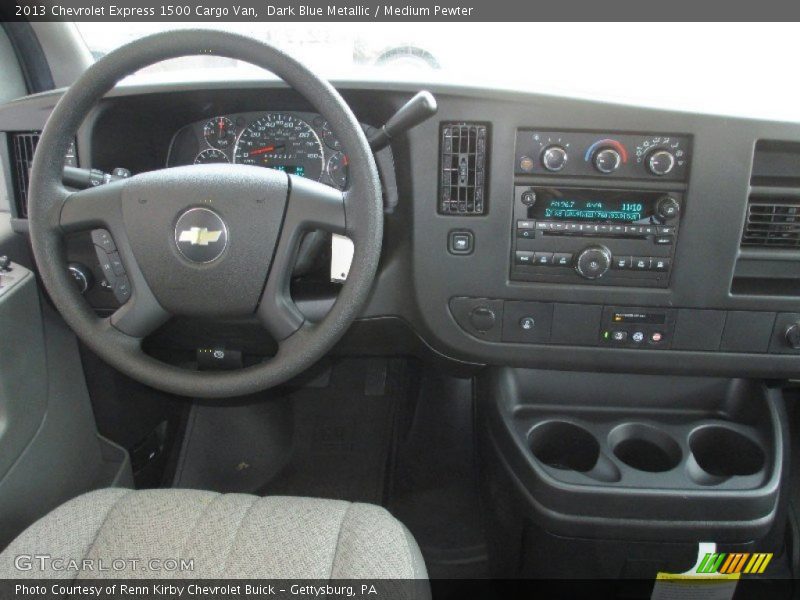 Dark Blue Metallic / Medium Pewter 2013 Chevrolet Express 1500 Cargo Van