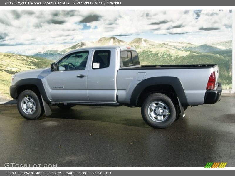 Silver Streak Mica / Graphite 2012 Toyota Tacoma Access Cab 4x4