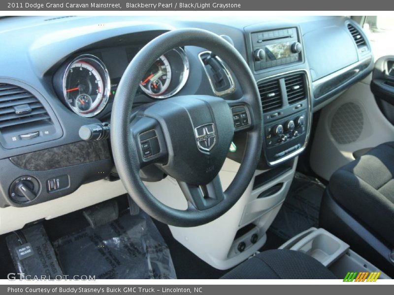 Blackberry Pearl / Black/Light Graystone 2011 Dodge Grand Caravan Mainstreet