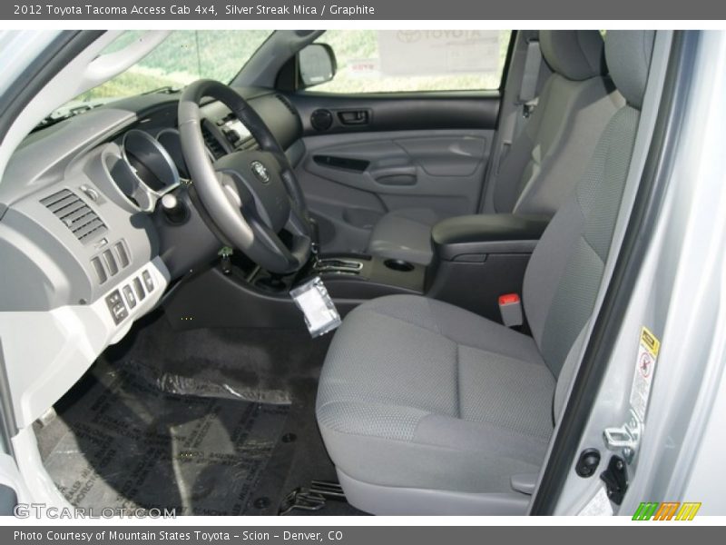 Silver Streak Mica / Graphite 2012 Toyota Tacoma Access Cab 4x4