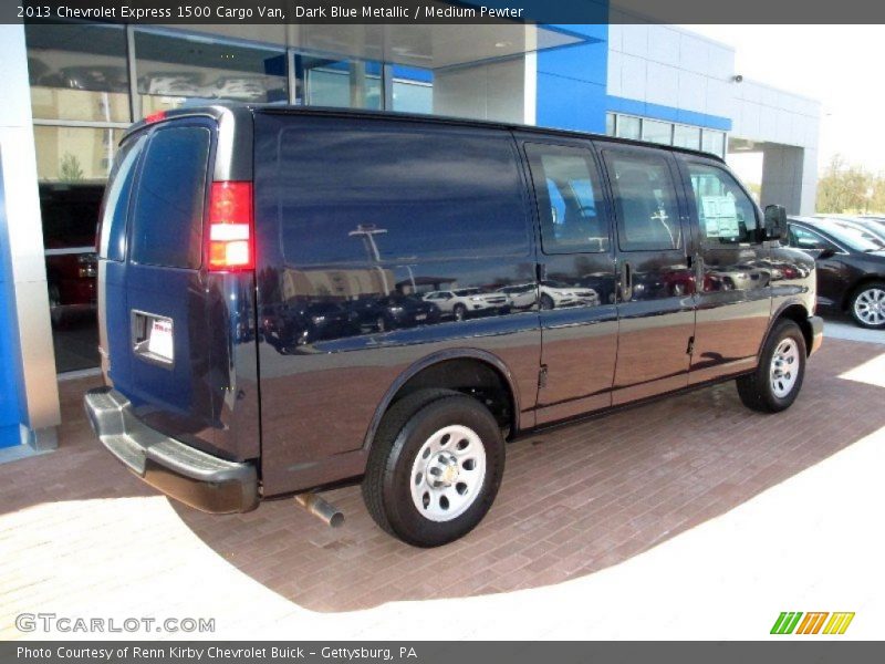 Dark Blue Metallic / Medium Pewter 2013 Chevrolet Express 1500 Cargo Van